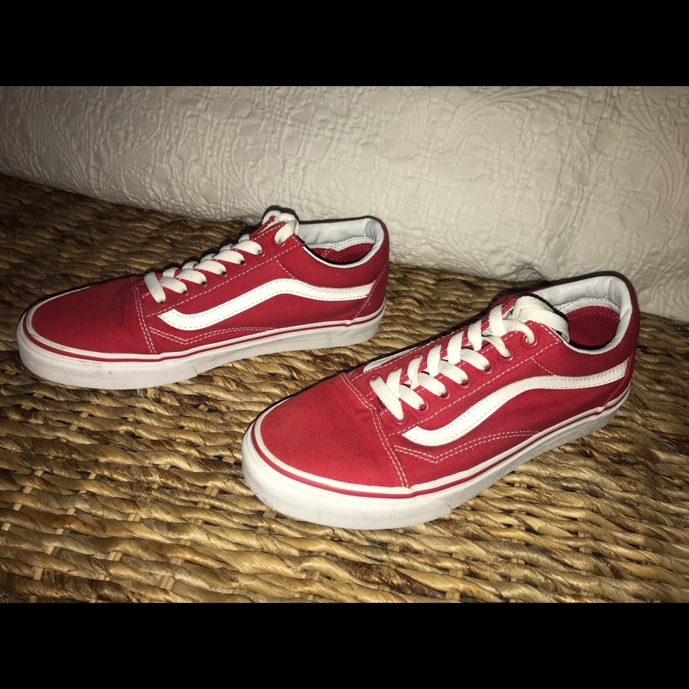 Vans old school Red Canvas